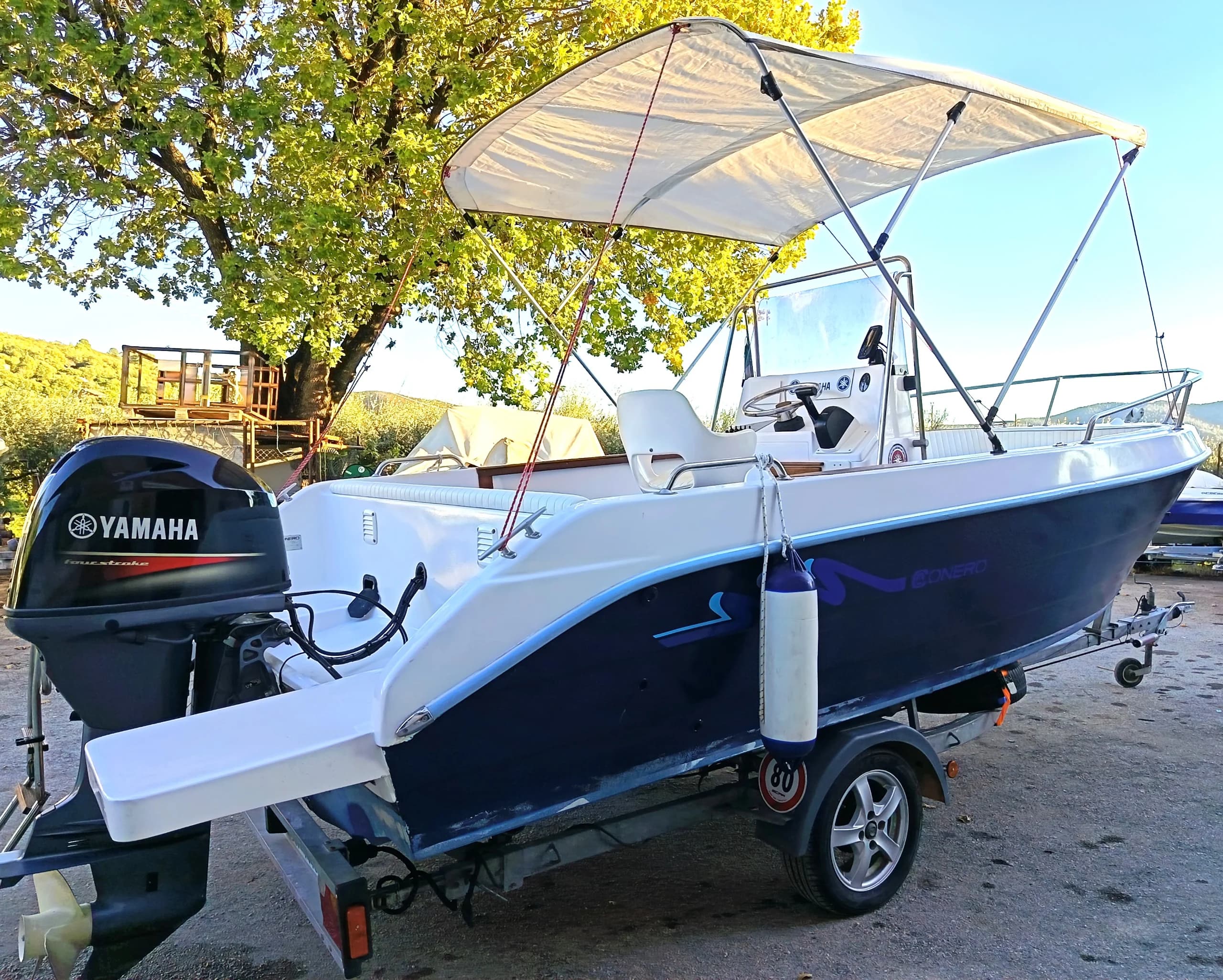 Conero Ciao motorizzata Yamaha F40GETL Supreme - 3