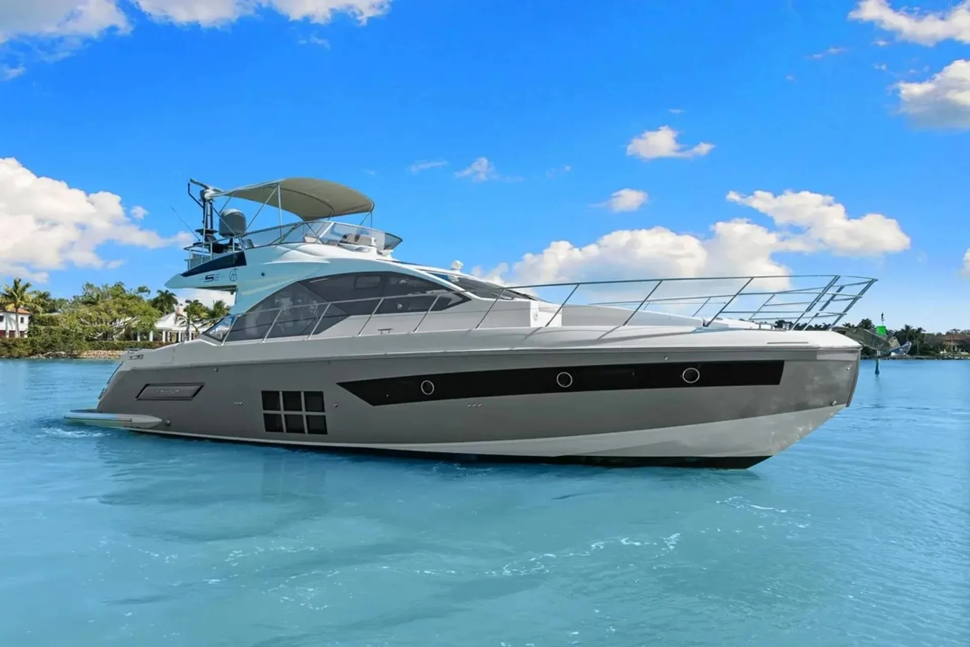 2023 Azimut S6 | 59 ft Luxury Yacht Charter with Captain, Crew & Fuel