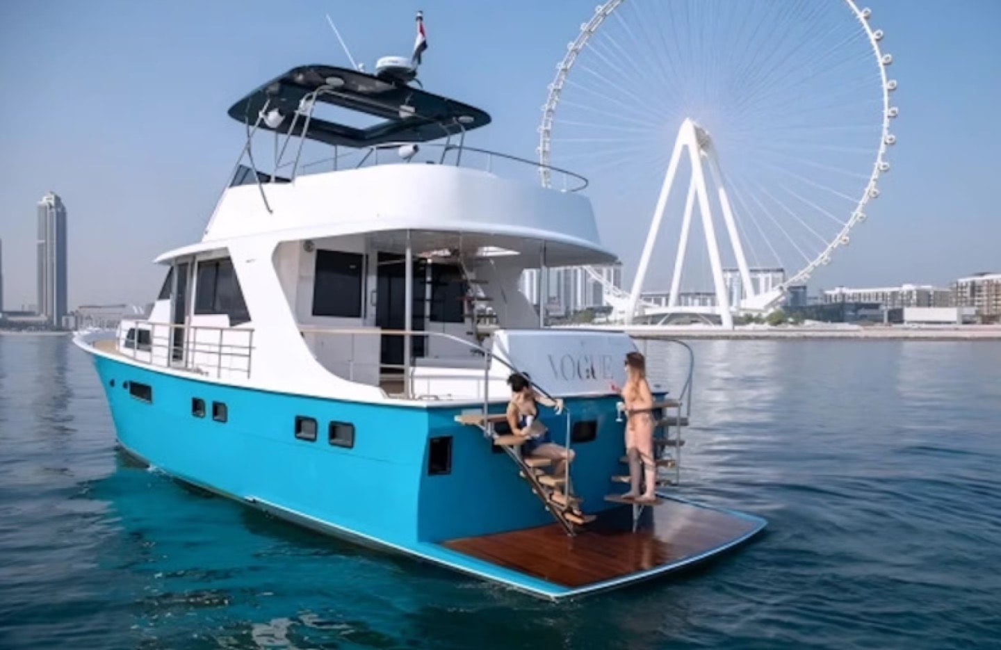 Dubai 64 luxury yacht, refurbished in 2024 for a premium experience